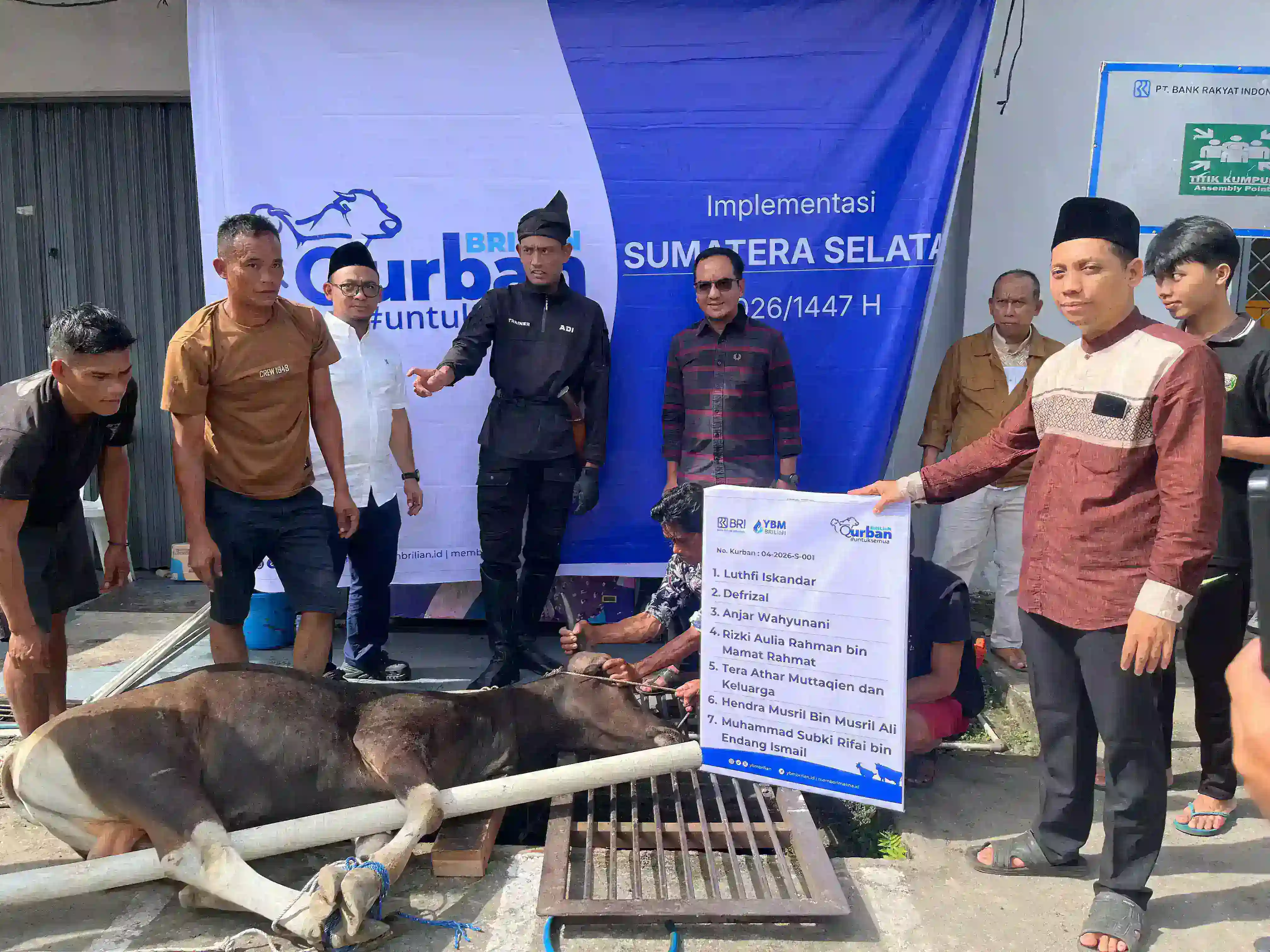 Semangat Berbagi di Momentum Idul Adha, BRI Region 4 Palembang Distribusikan 45 Hewan Kurban di Sumsel, Jambi, dan Kepulauan Bangka