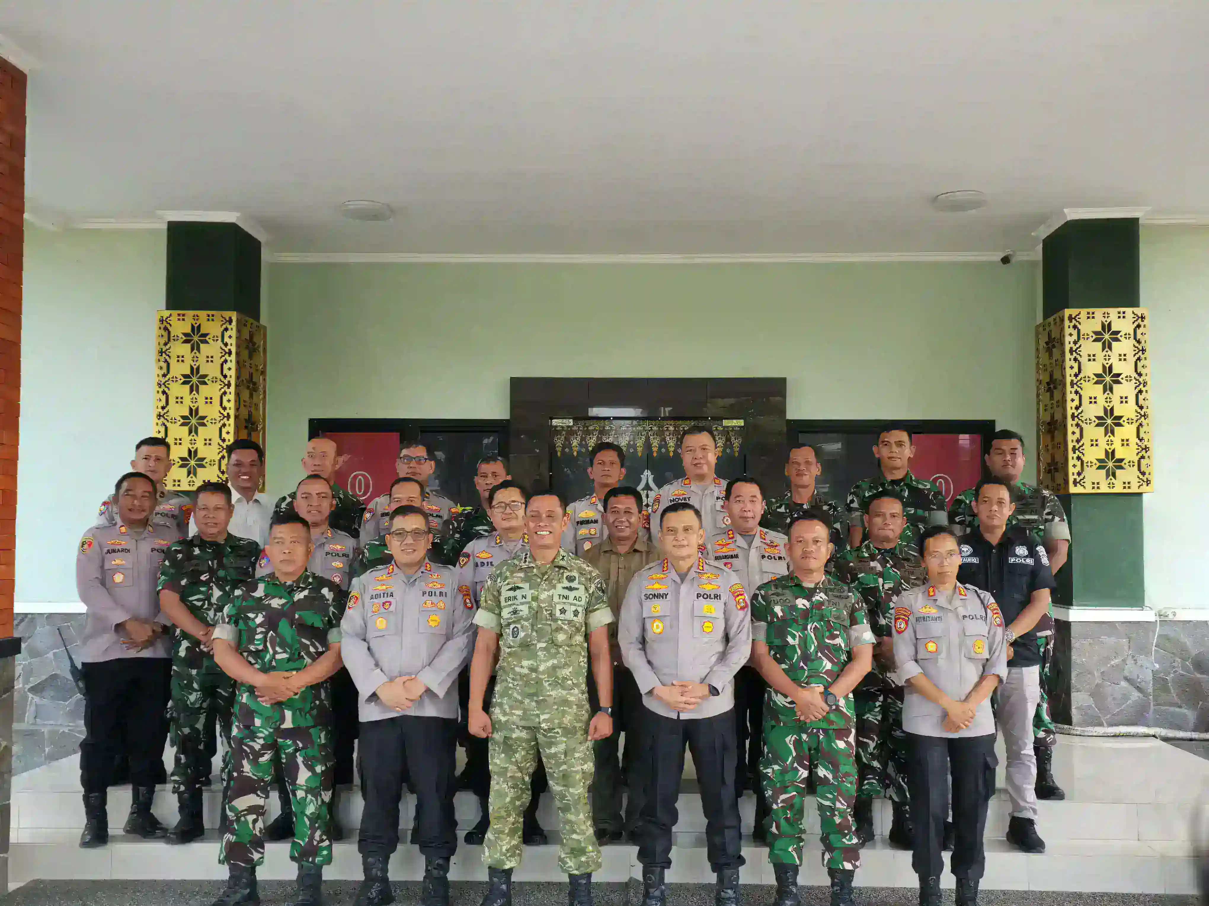 Dukung Stabilitas Nasional, Polrestabes Palembang dan Kodim 0418 Perkokoh Soliditas TNI–Polri