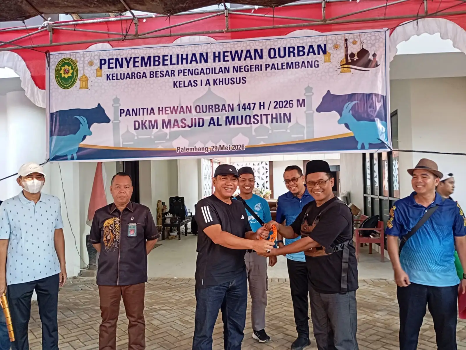 PN Palembang Tebar 500 Paket Daging Kurban, Perkuat Kepedulian Sosial dan Semangat Pelayanan Publik