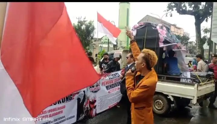 Aliansi Pemuda Silampari Menggugat Gelar Aksi Damai, Dukung Kinerja Kapolres dan Minta Penegakan Hukum Tanpa Intervensi