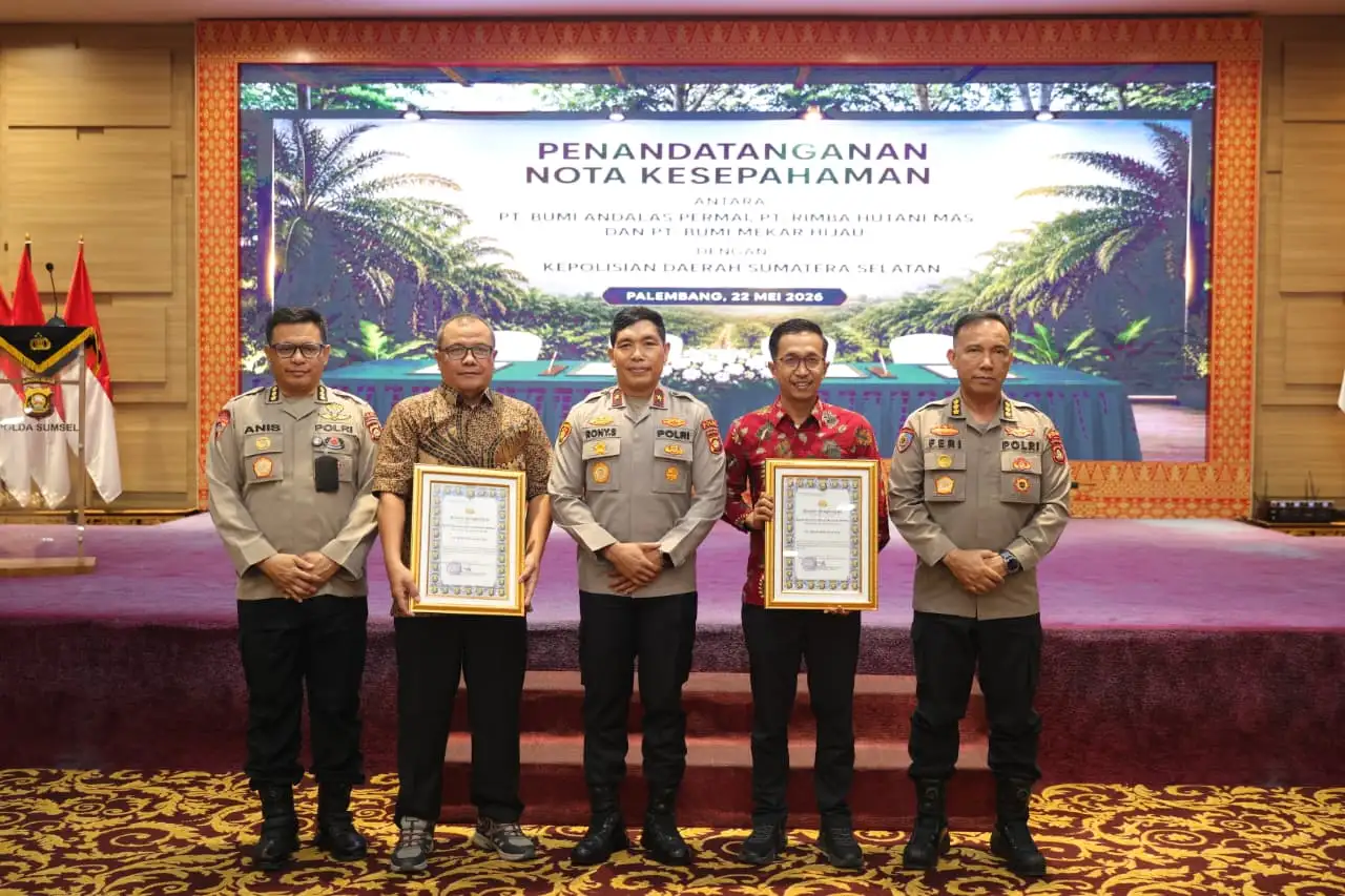 Dukung Asta Cita Presiden, Polda Sumatera Selatan Gandeng Mitra Strategis Mitigasi Karhutla 2026