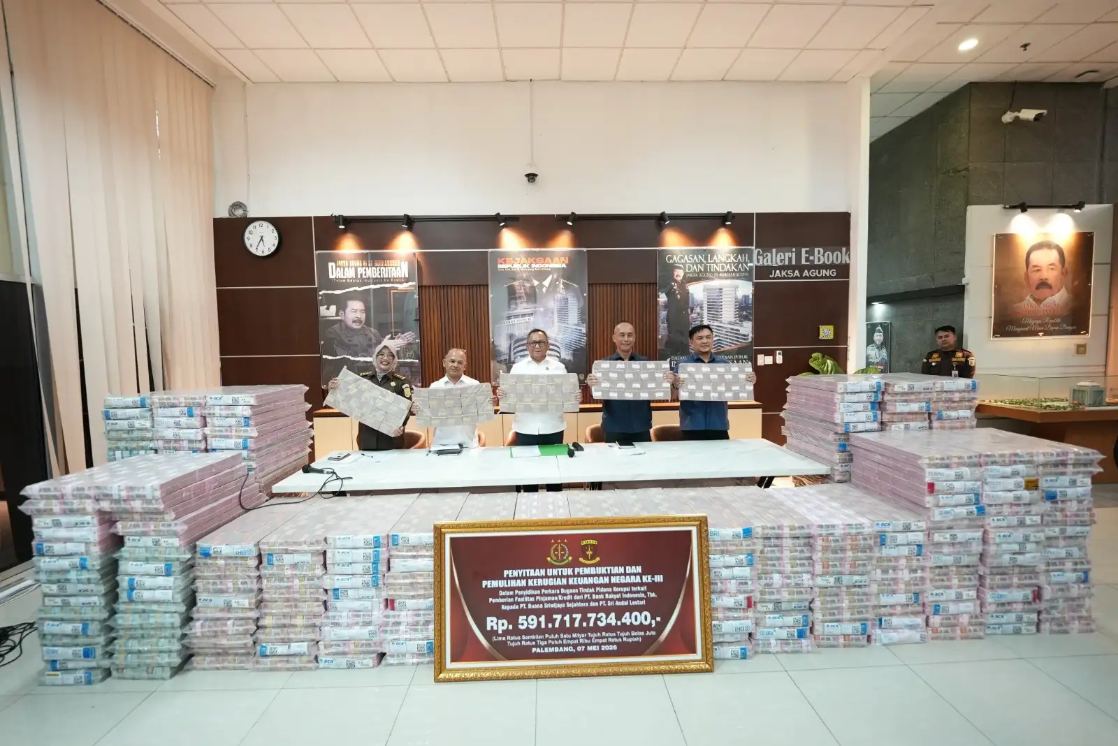 Kejati Sumsel Bongkar Dugaan Korupsi Kredit BRI, Negara Terselamatkan Rp 1,2 Triliunan
