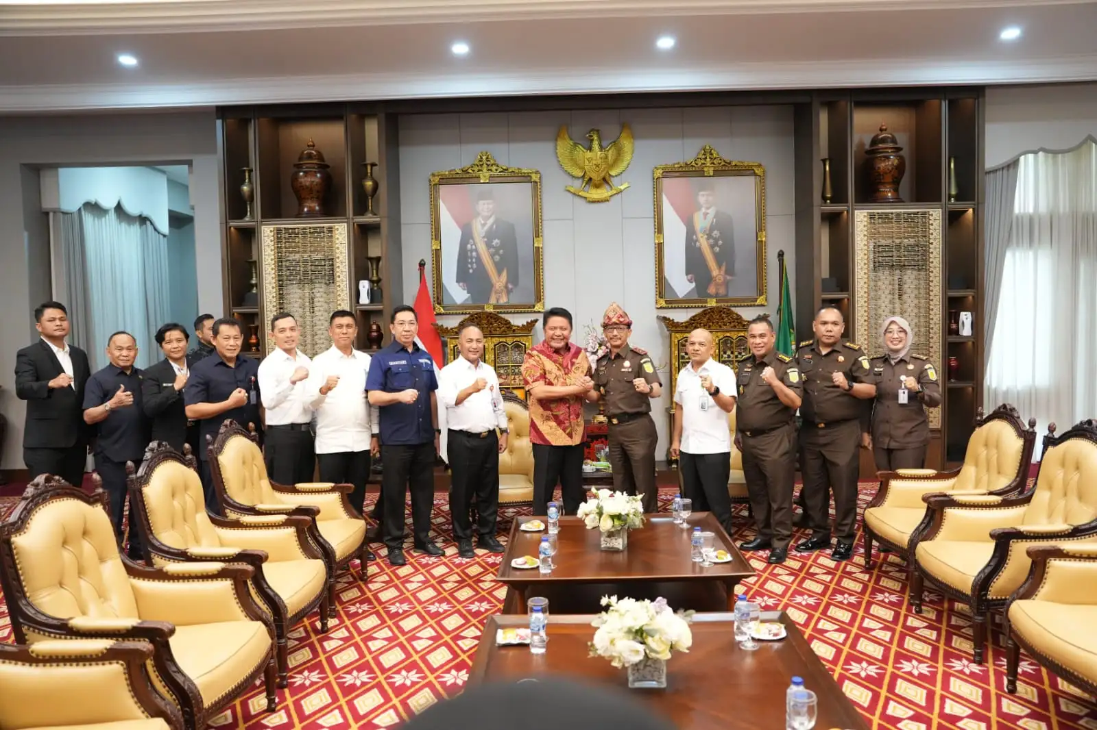 Kajati Sumsel Perkuat Sinergi, Silaturahmi ke DPRD, Griya Agung dan Pengadilan Tinggi
