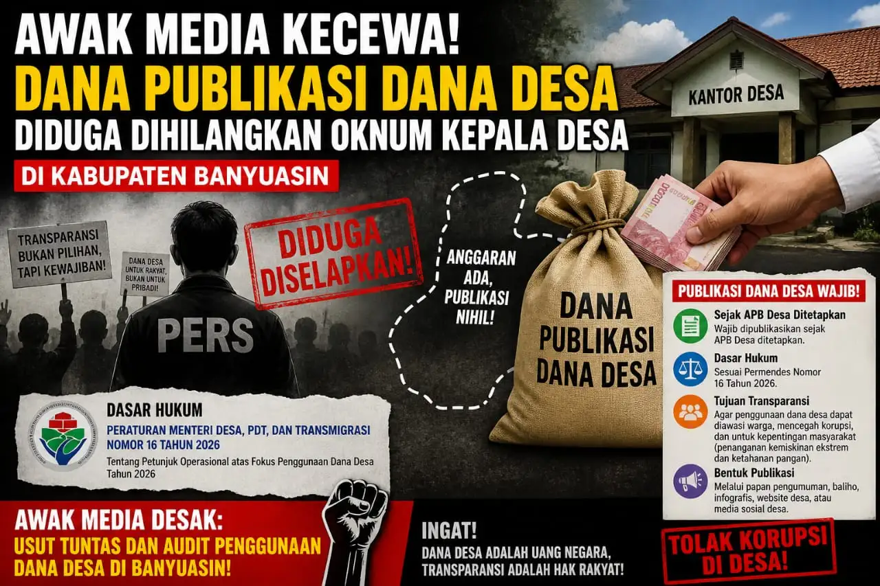 Publikasi Dana Desa Banyuasin 2026 Jadi Sorotan