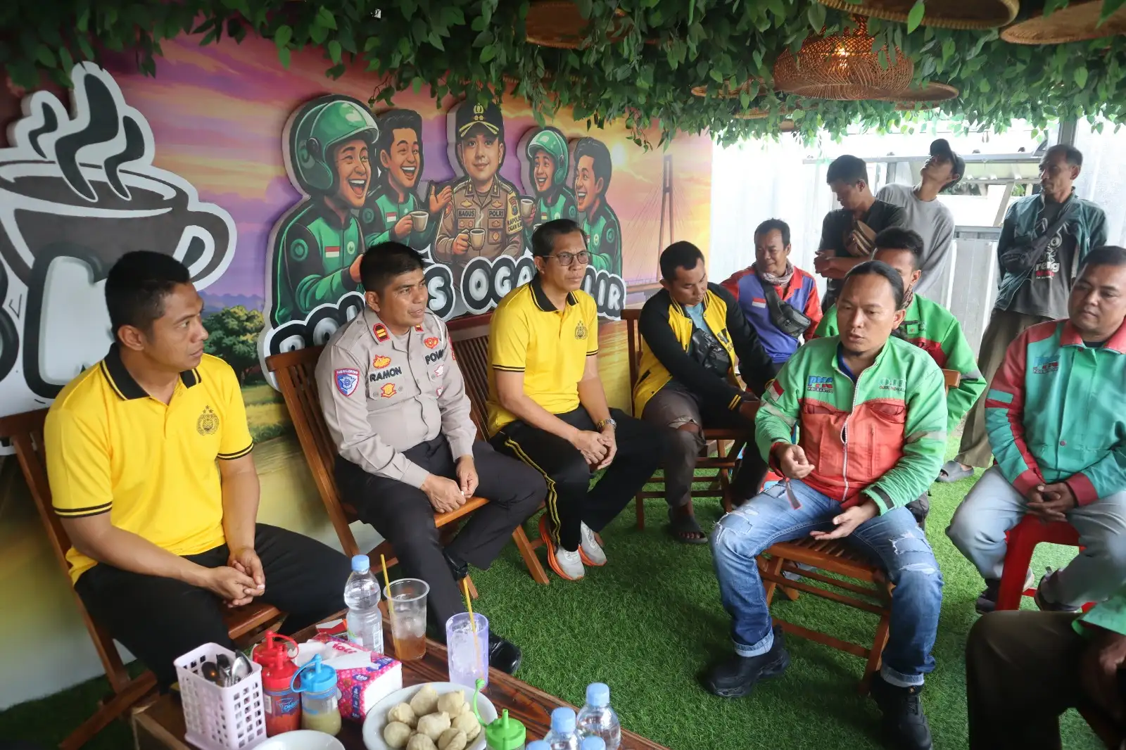 Dukung Keselamatan Transportasi Nasional, Polda Sumsel Gandeng Ojol Ogan Ilir Jelang Operasi Patuh Musi 2026