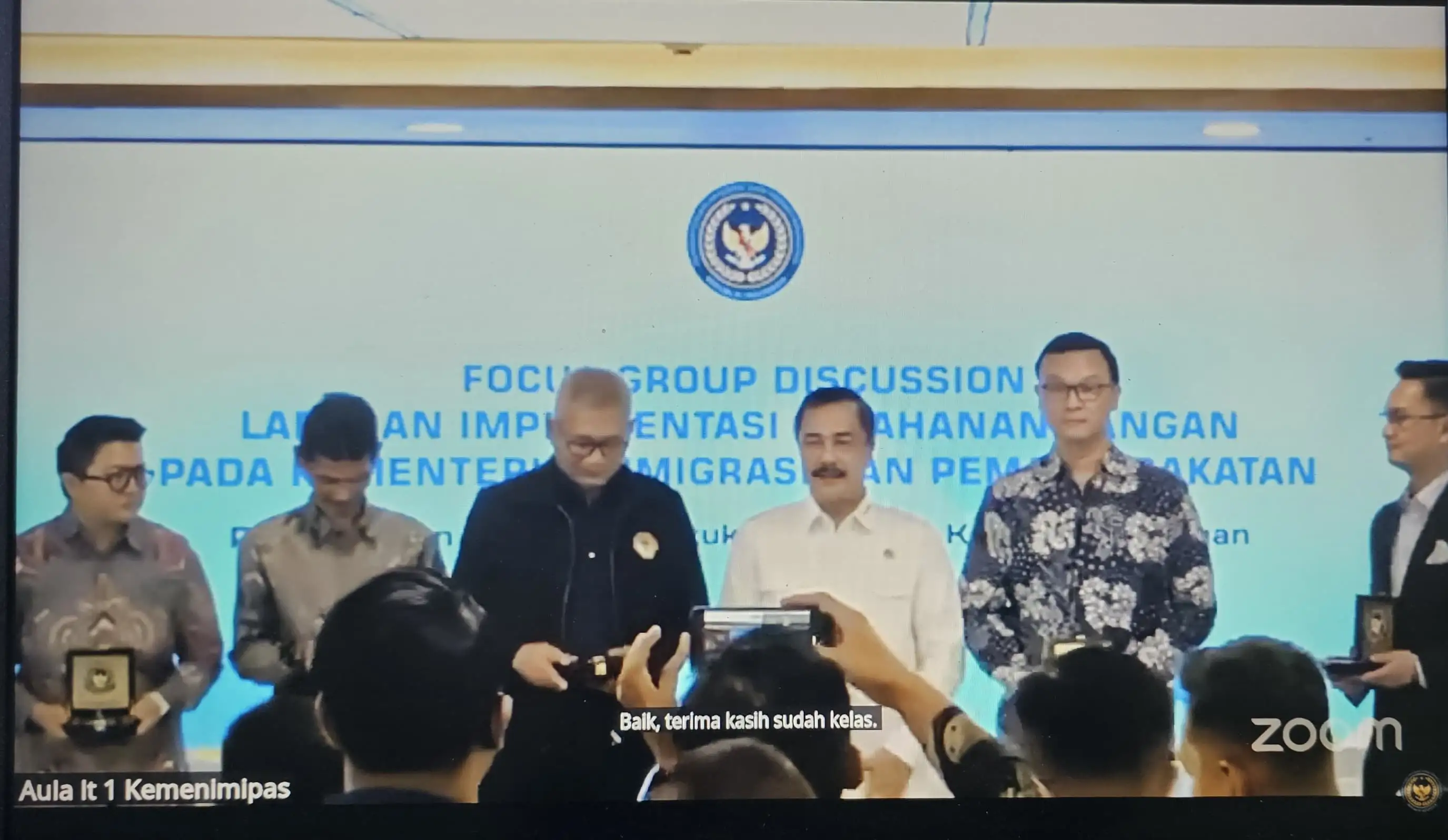 Rutan Kelas I Palembang Ikuti FGD Pemanfaatan Lahan Idle untuk Mendukung Ketahanan Pangan